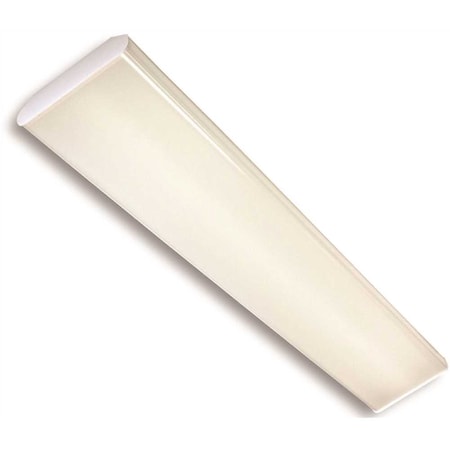 Halco Lighting Technologies 4ft. 6242 Lumens 46W LED Dimmable White Diffused Lens Wraparound Light 4000K Cool White 10301 LWA-D46U4-40 10301